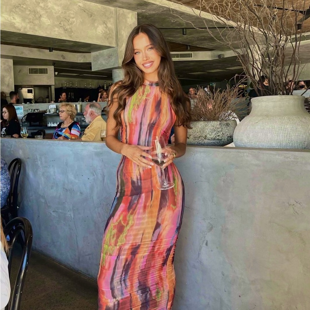 SNDYS the Label - Buttery Soft, Stretch Mesh Dress